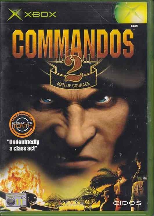 Commandos 2 Men of Courage - XBOX (B Grade) (Genbrug)